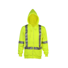 New Design Hivis Reflective Safety Hooded Sweatshirt